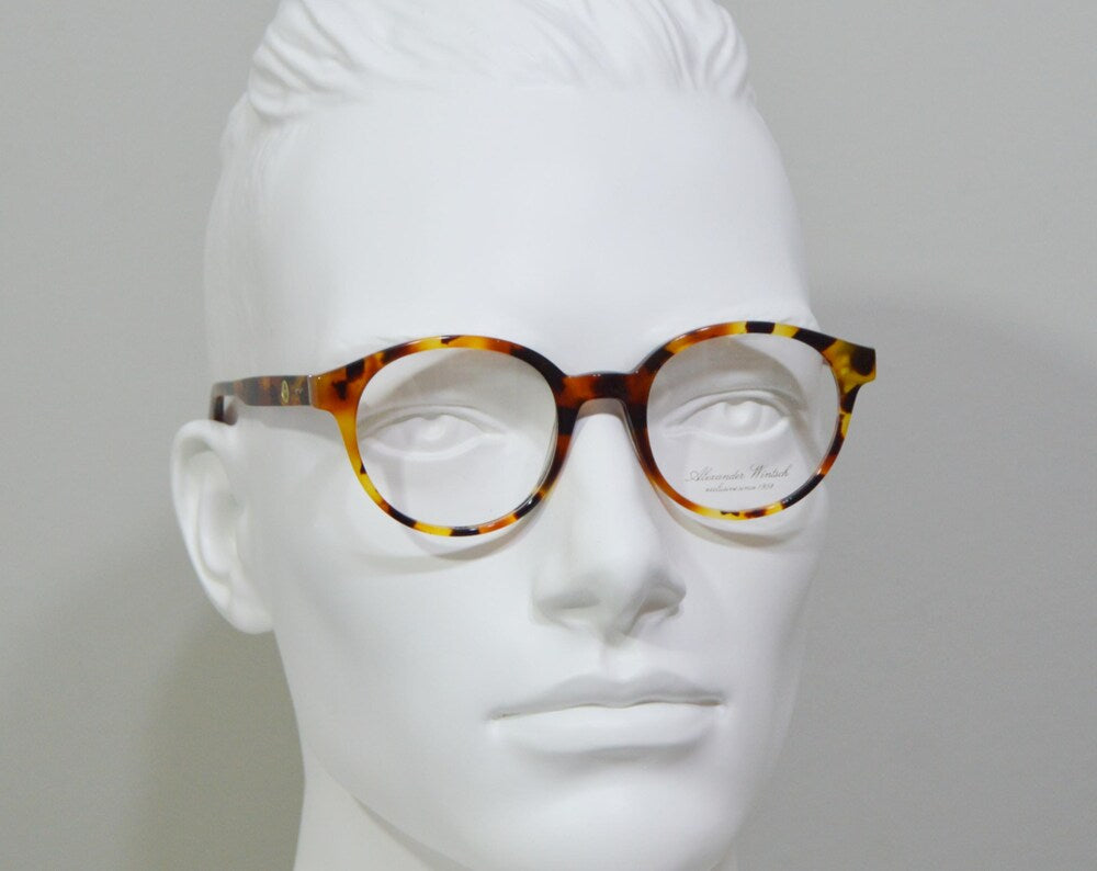 Full frame retro pure acetate eyeglasses